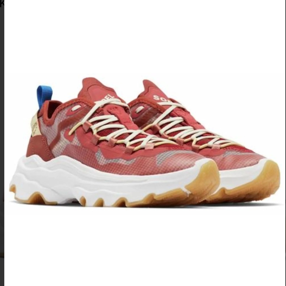 SOREL Kinetic Breakthru Tech Lace Shoes - Women's 7.5 WARP RED GLAZE